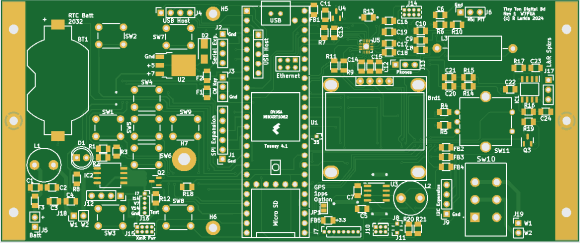 Unpopulates Tiny Ten Digital PCB