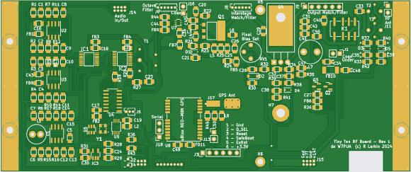 Unpopulated Tiny Ten RF PCB