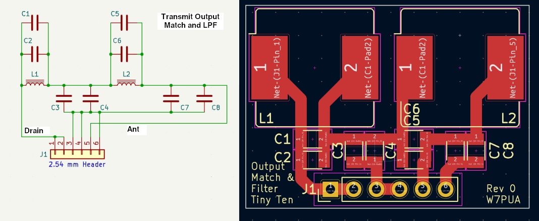 Tiny Ten Output Matching Filter